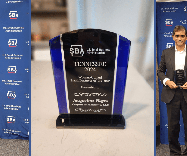 Three SBA small business award winners